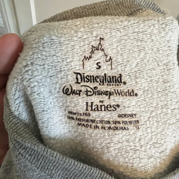 Disneyland Hanes Crewneck Unisex Sweatshirt - Picture 7 of 7